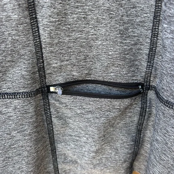 245.CHAMPION Women’s Athletic Gray 1/4 Zip Semi-Fitted Top - Picture 6 of 12